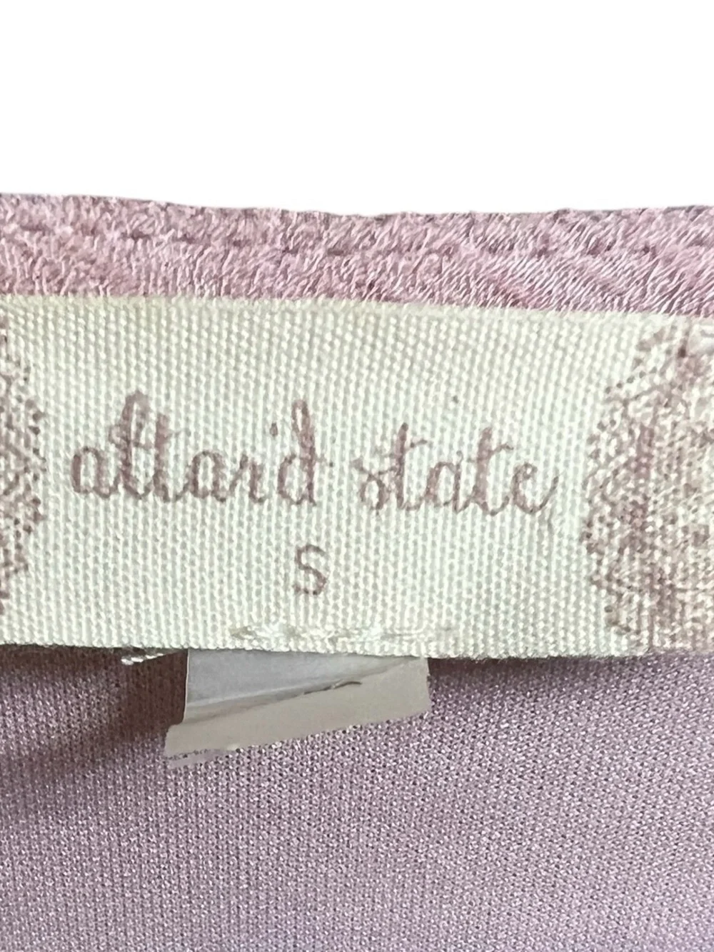 Altar'd State Joanna Mauve Pink Romper Floral Embroidery Bell Sleeves